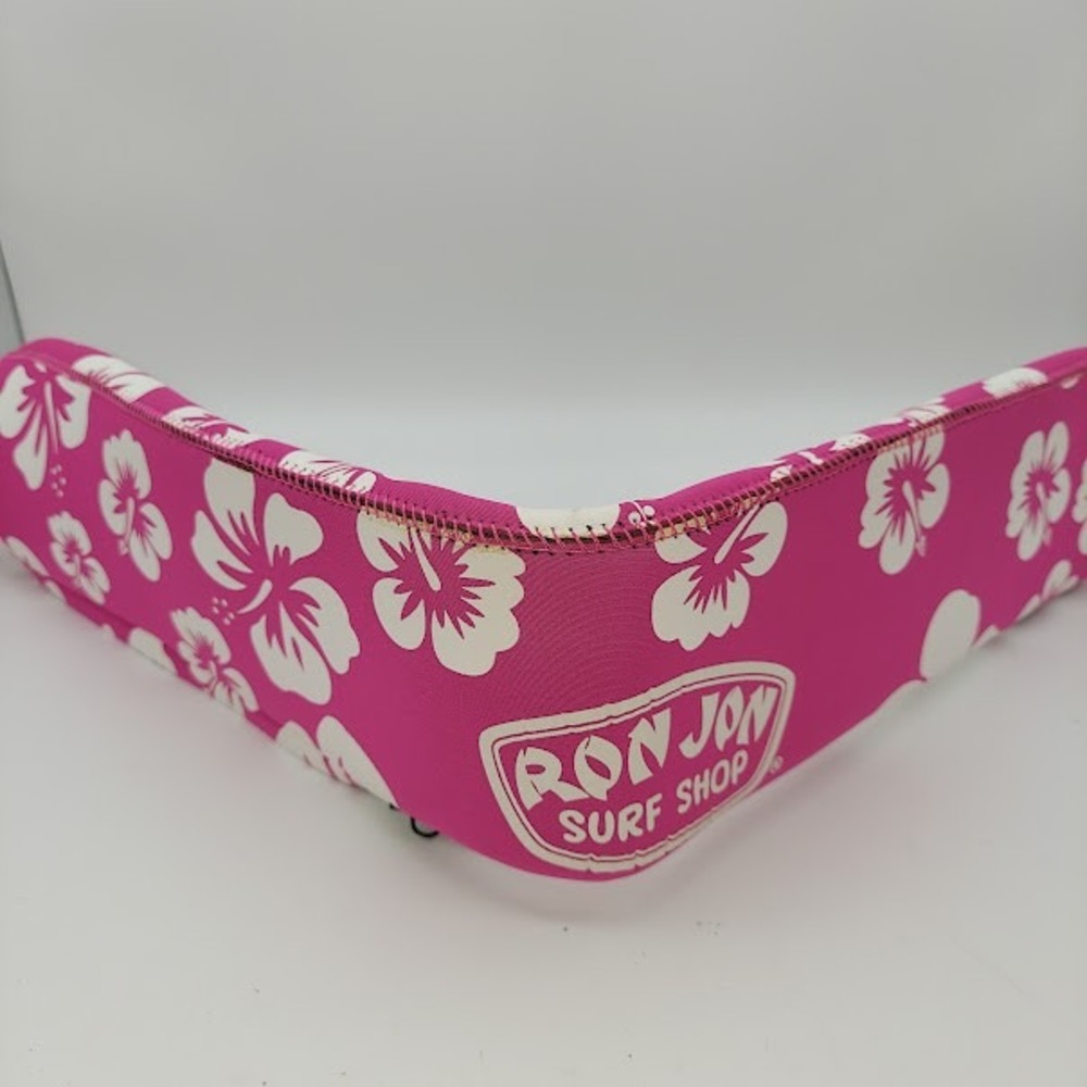 Ron Jon Surf Shop Pink Hibiscus Floral Neoprene Sling Crossbody 6‎ pack Cooler